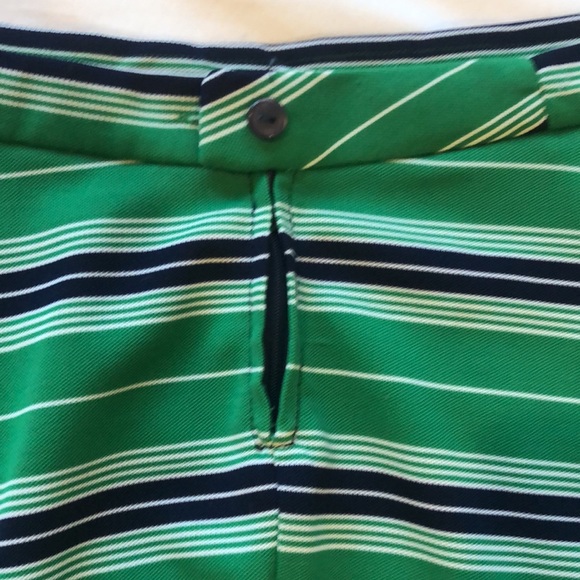Vintage Green Striped Skirt - Picture 5 of 6
